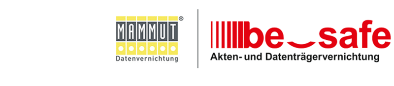 Doppel-Logo: Mammut-Deutschland und be-safe